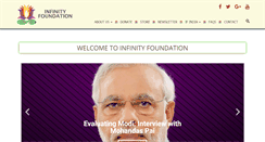 Desktop Screenshot of infinityfoundation.com